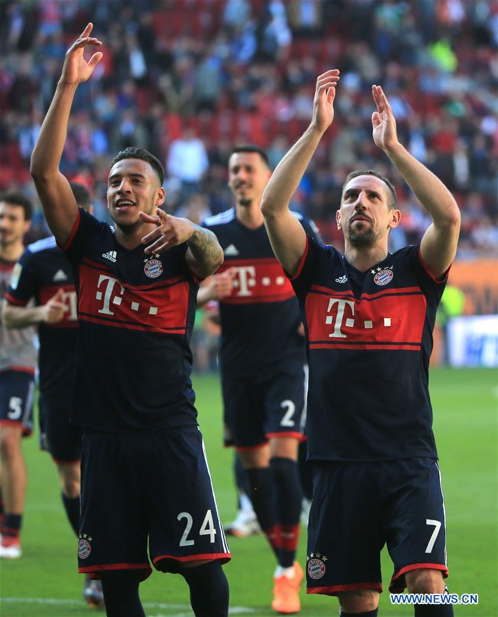 (SP)GERMANY-AUGSBURG-SOCCER-BUNDESLIGA-FCA VS FCB