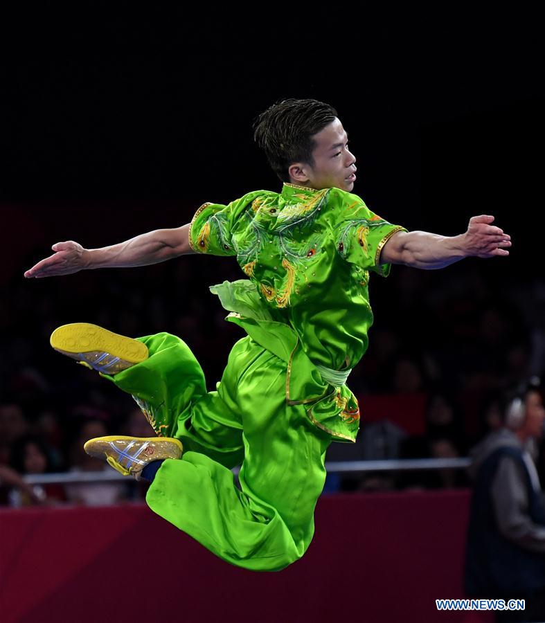 (SP)INDONESIA-JAKARTA-ASIAN GAMES-WUSHU-MEN&rsquo;S CHANGQUAN