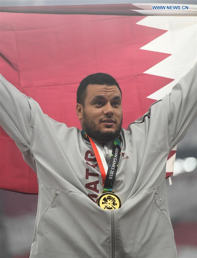 (SP)INDONESIA-JAKARTA-ASIAN GAMES-ATHLETICS-MEN'S HAMMER THROW