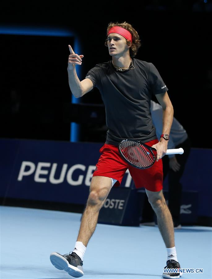 (SP)BRITAIN-LONDON-TENNIS-ATP WORLD TOUR FINALS-DAY 6