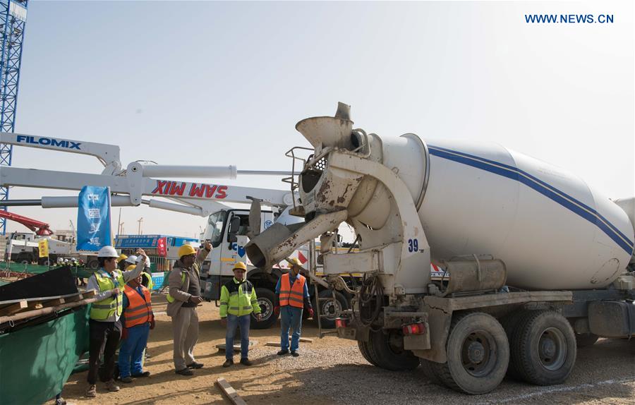 EGYPT-NEW CAPITAL CITY-GIANT BUSINESS TOWER-CHINA-CSCEC-CONSTRUCTION