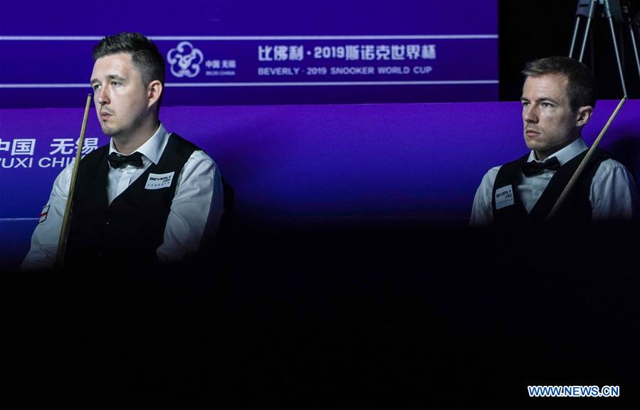 (SP)CHINA-JIANGSU-WUXI-SNOOKER-WORLD CUP(CN)