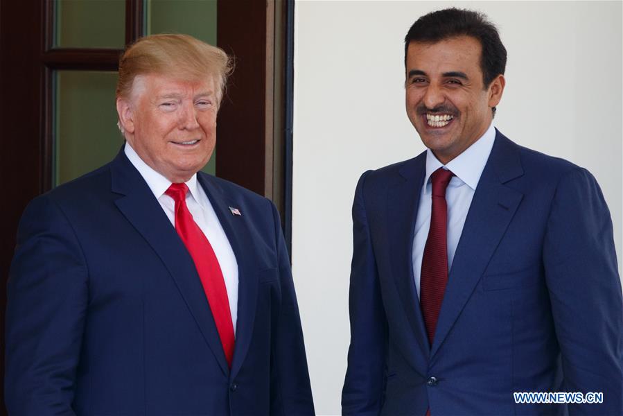 U.S.-WASHINGTON D.C.-TRUMP-QATAR-EMIR-MEETING