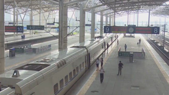 New bullet trains enter trial operation in N China