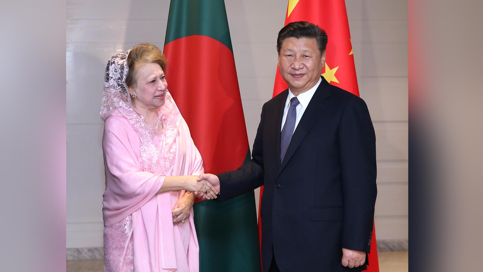 習(xí)近平會(huì)見(jiàn)孟加拉國(guó)民族主義黨主席卡莉達(dá)&middot;齊亞