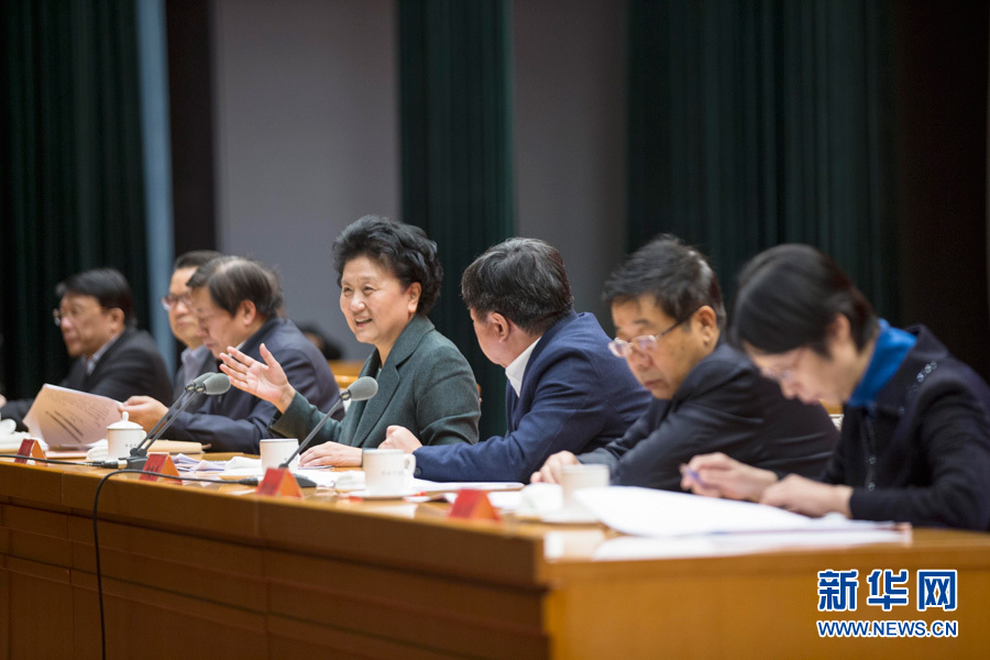 1月16日，中共中央政治局委員、國務(wù)院副總理劉延?xùn)|在北京出席&ldquo;加強(qiáng)和改進(jìn)新形勢下高校思想政治工作專題研討班&rdquo;開班式。 新華社記者崔新鈺 攝