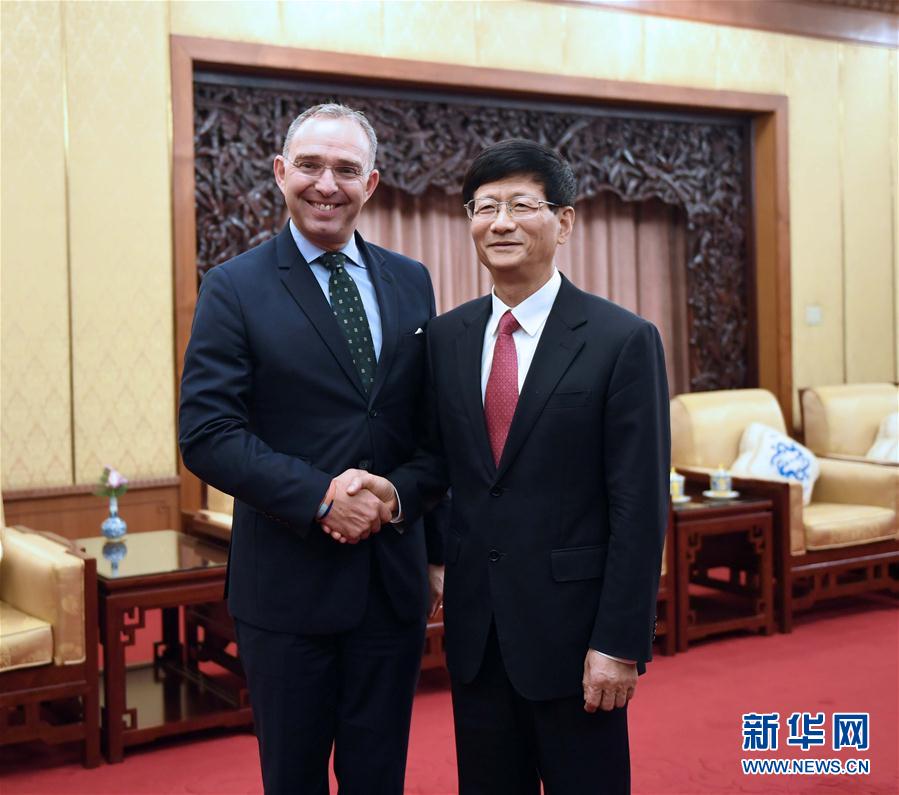 （XHDW）孟建柱會(huì)見英國(guó)首相國(guó)家安全顧問塞德威爾