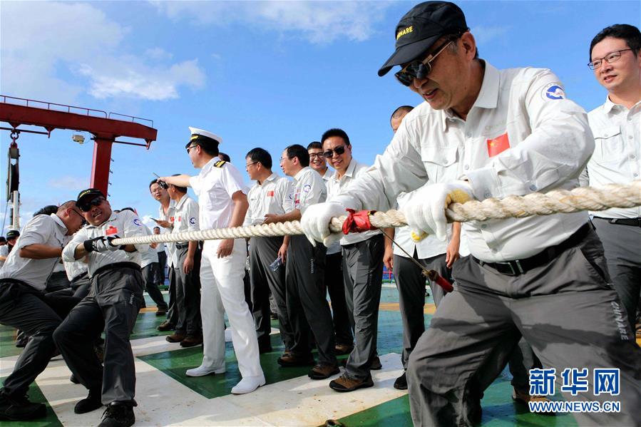 （圖文互動）（3）&ldquo;雪龍&rdquo;號穿越赤道進入南半球