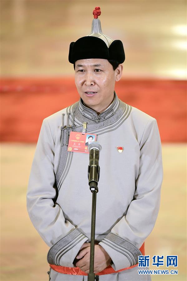 （兩會(huì)&middot;XHDW）（3）全國(guó)人大代表接受采訪
