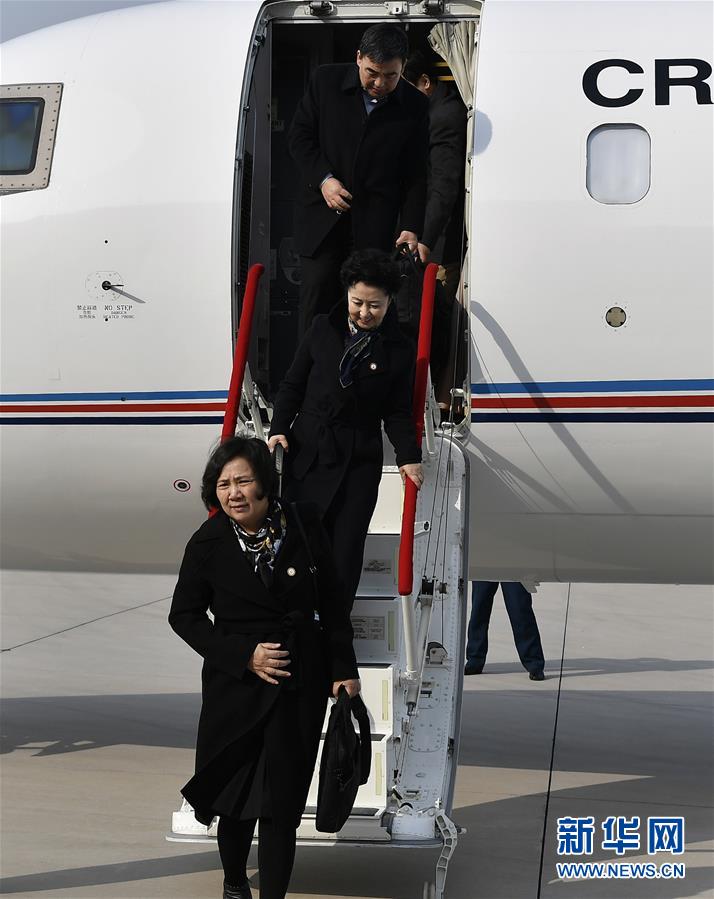 (兩會(huì))(1)出席全國(guó)政協(xié)十三屆二次會(huì)議的委員陸續(xù)抵京