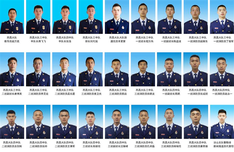 （新華全媒頭條&middot;圖文互動(dòng)）（1）青山為證 浩氣長存&mdash;&mdash;木里森林火災(zāi)救火英雄群像