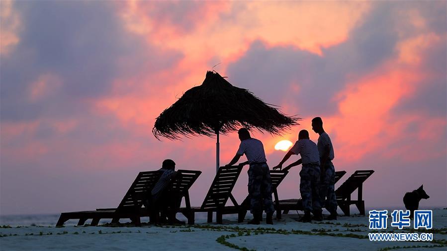 （壯麗70年&middot;奮斗新時代&middot;新華全媒頭條&middot;圖文互動）（9）&ldquo;你在我的航程上，我在你的視線里&rdquo;&mdash;&mdash;走進海軍西沙中建島官兵的五彩世界