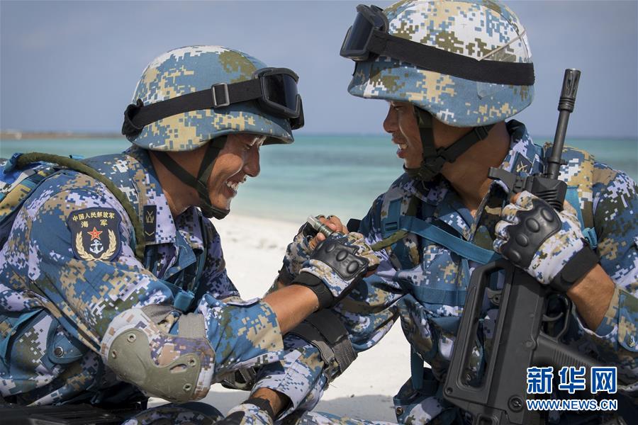 （壯麗70年&middot;奮斗新時(shí)代&middot;新華全媒頭條&middot;圖文互動(dòng)）（7）&ldquo;你在我的航程上，我在你的視線里&rdquo;&mdash;&mdash;走進(jìn)海軍西沙中建島官兵的五彩世界