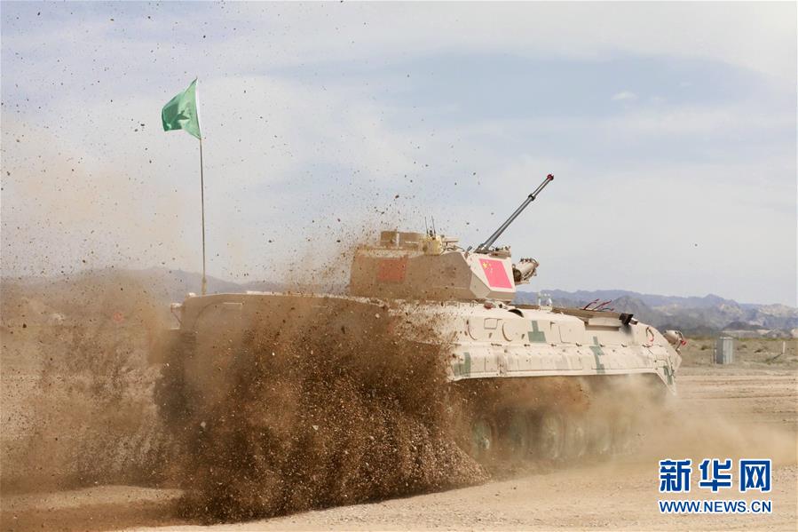 （圖文互動）（3）&ldquo;國際軍事比賽-2019&rdquo;：中國參賽隊(duì)刷新&ldquo;蘇沃洛夫突擊&rdquo;步戰(zhàn)車組單車賽紀(jì)錄