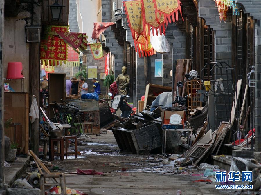 （關(guān)注&ldquo;利奇馬&rdquo;&middot;圖文互動）（2）古城洪災(zāi) 八方馳援&mdash;&mdash;洪水災(zāi)害下的浙江臨?，F(xiàn)場目擊