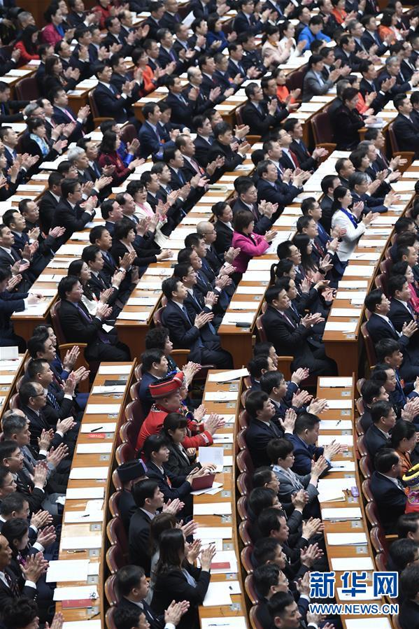 （兩會(huì)&middot;人大開幕&middot;XHDW）（13）十三屆全國人大二次會(huì)議在京開幕