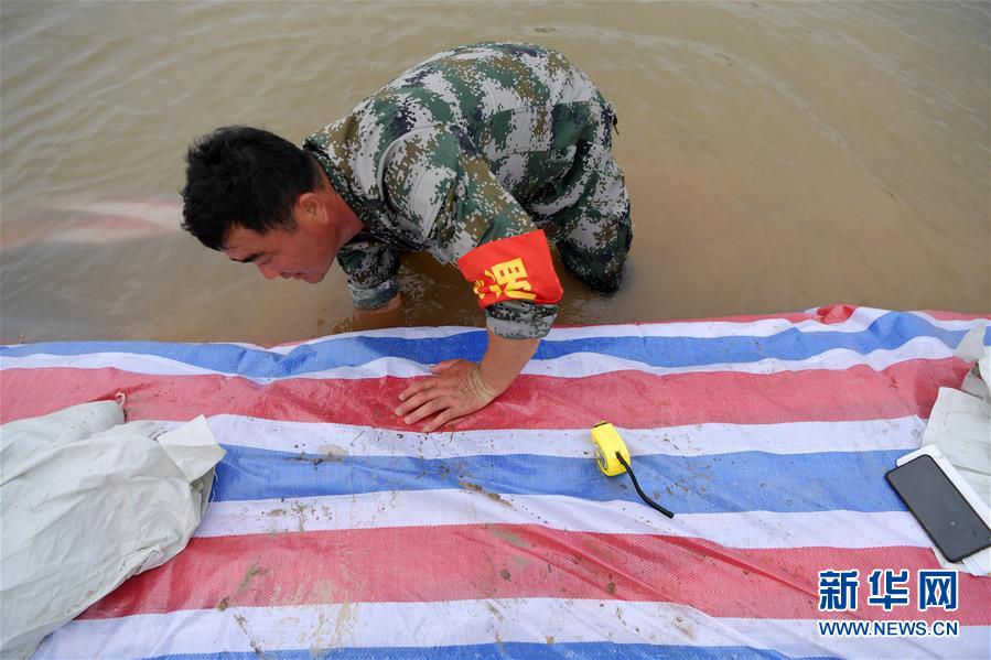 （在習(xí)近平新時(shí)代中國(guó)特色社會(huì)主義思想指引下&mdash;&mdash;新時(shí)代新作為新篇章&middot;習(xí)近平總書記關(guān)切事&middot;圖文互動(dòng)）（1）洪峰浪尖，鮮紅的黨旗高高飄揚(yáng)&mdash;&mdash;記防汛抗洪一線的共產(chǎn)黨員