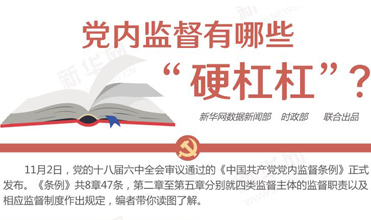 黨內(nèi)監(jiān)督有哪些&ldquo;硬杠杠&rdquo;？