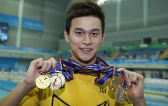 孫楊，六金一銀！