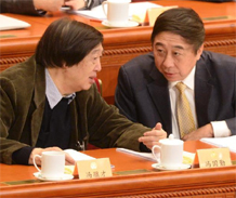 馮鞏、馮驥才出席政協(xié)全體會(huì)議