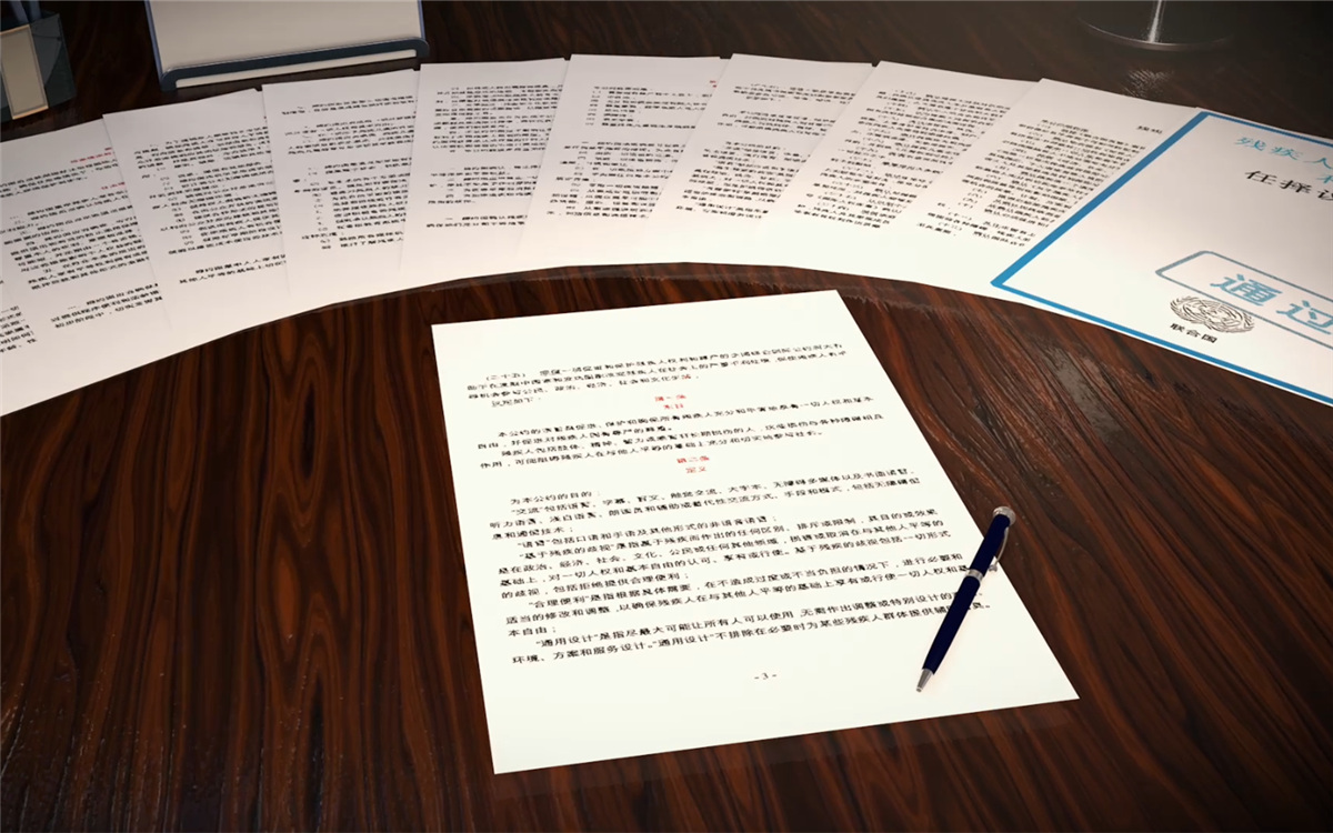 2006年12月，《殘疾人權利公約》在聯(lián)合國大會獲得通過