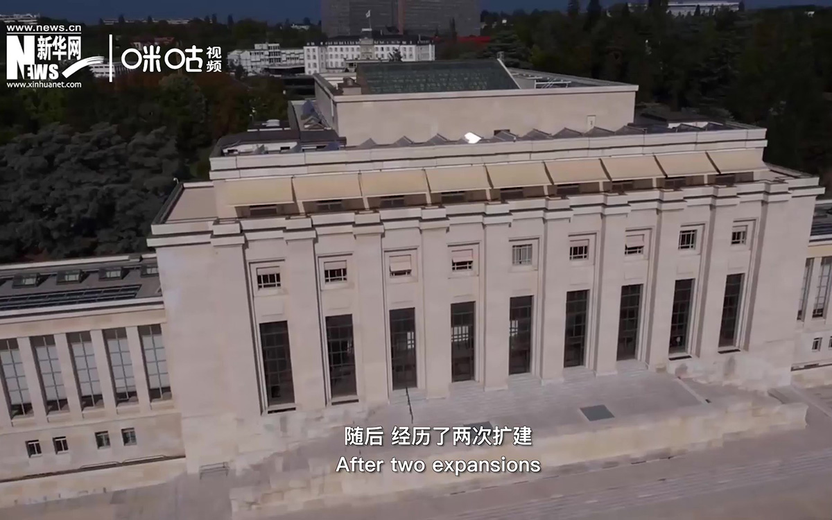 1929年，萬國宮在瑞士日內(nèi)瓦開建