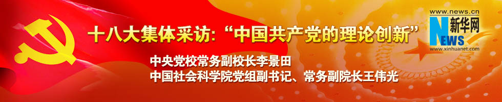 十八大集體采訪(fǎng)：&ldquo;中國(guó)共產(chǎn)黨的理論創(chuàng)新&rdquo;