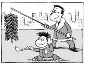 春節(jié)若遇霧霾，煙花怎么放？