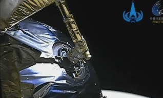 &ldquo;天問(wèn)一號(hào)&rdquo;探測(cè)器火星捕獲過(guò)程影像來(lái)了！