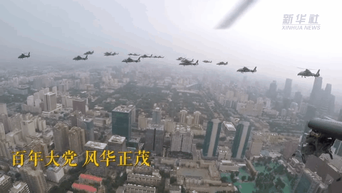 獨(dú)家視角！空中梯隊(duì)飛過天安門