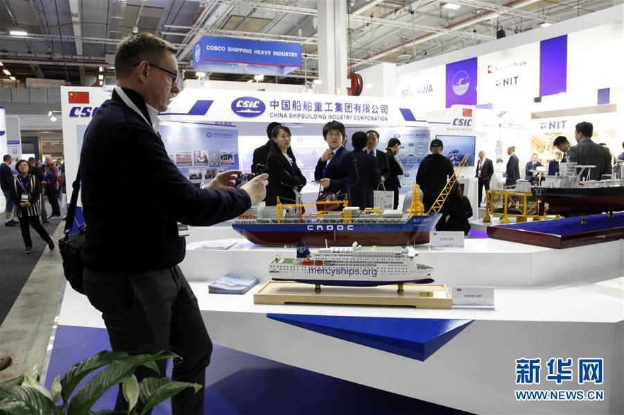 （國際&middot;圖文互動(dòng)）（3）中企積極借助挪威國際海事展開拓市場