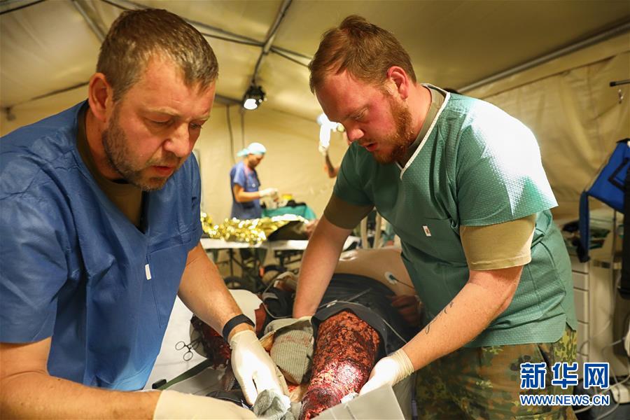 （國際&middot;圖文互動）（5）&ldquo;共同的理念，讓合作更深入更順暢&rdquo;&mdash;&mdash;走進中德&ldquo;聯(lián)合救援-2019&rdquo;衛(wèi)勤實兵聯(lián)合演習(xí)德方野戰(zhàn)二級醫(yī)院