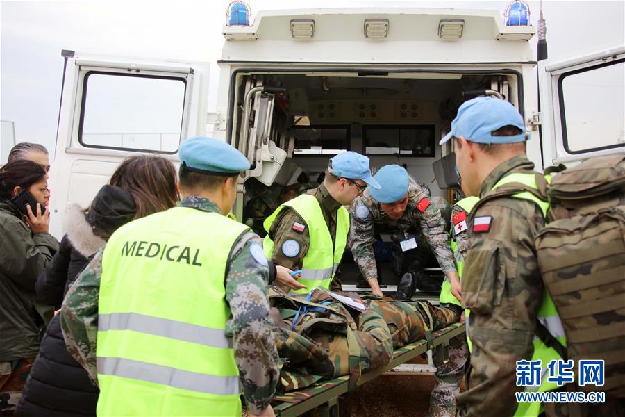 （國際&middot;圖文互動(dòng)）（1）中國赴黎維和部隊(duì)首次參加聯(lián)黎部隊(duì)航空救援演習(xí)