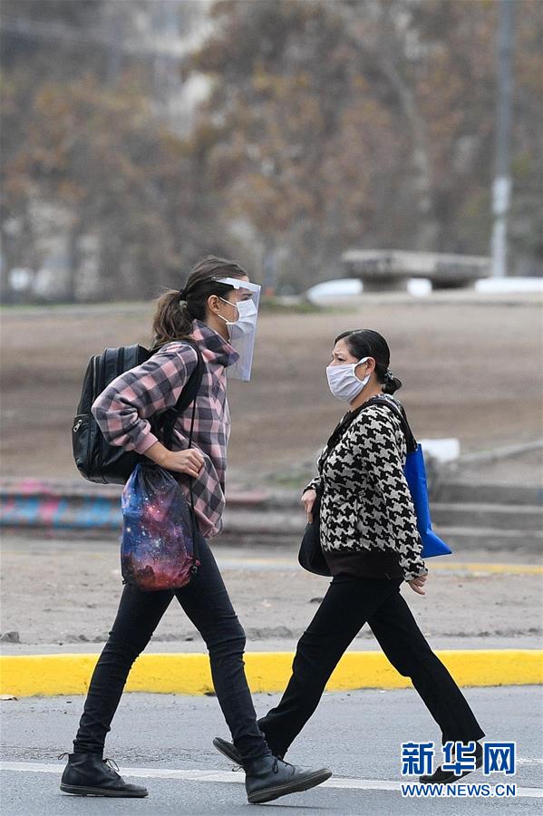 （國際疫情&middot;圖文互動）（3）智利首都圣地亞哥因疫情嚴重將實施封城