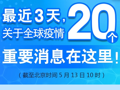 【圖解】最近3天，關(guān)于全球疫情20個(gè)重要消息在這里！